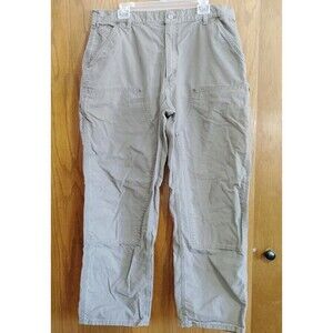 Carhartt 38 x 32 Pants B195 LBR Double Knee Canvas Carpenter Dungaree Fit